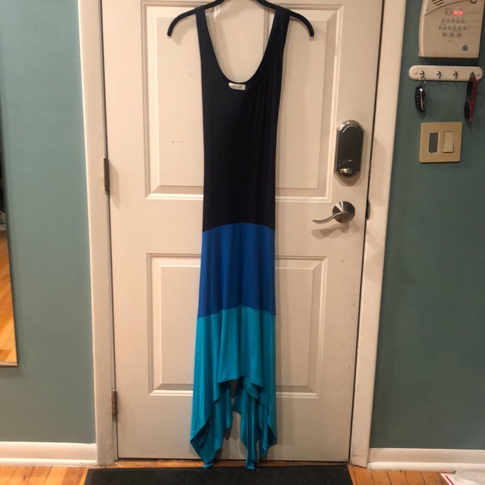 Stunning CALVIN KLEIN ASYMMETRICAL SUMMER DRESS